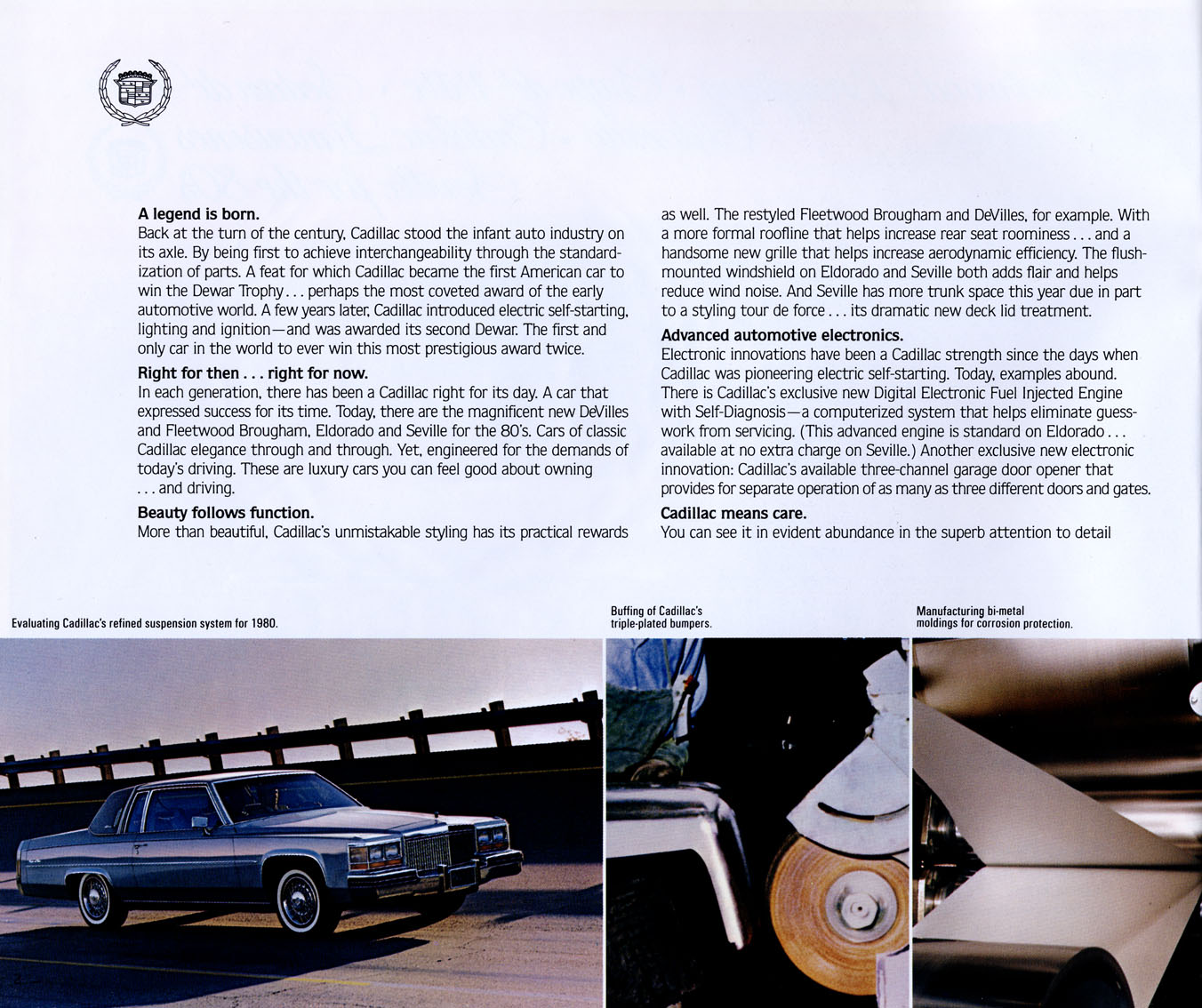 1980 Cadillac Brochure Page 9